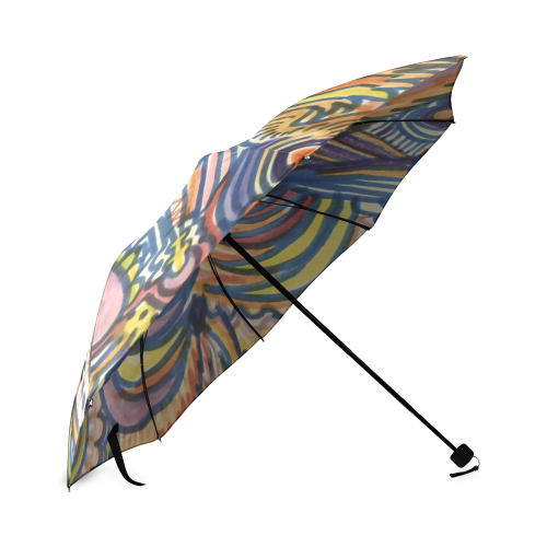 Thunder and Lightening by rokinronda Foldable Umbrella (Model U01)