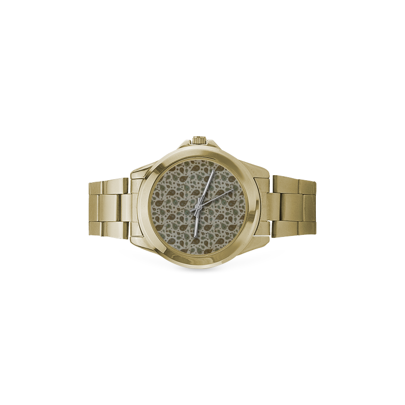 vintage paisley grey Custom Gilt Watch(Model 101)