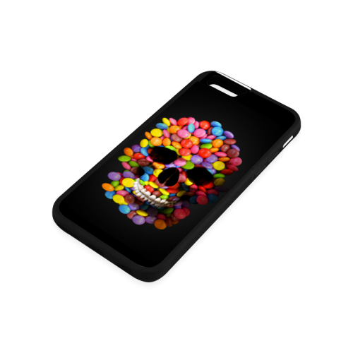 Halloween Candy Sugar Skull Rubber Case for iPhone 6/6s