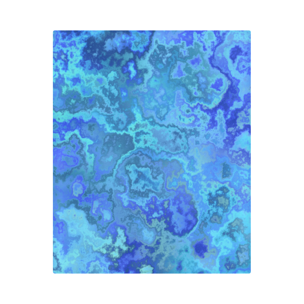 blue reef Duvet Cover 86"x70" ( All-over-print)