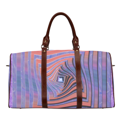 Muster welle Waterproof Travel Bag/Small (Model 1639)