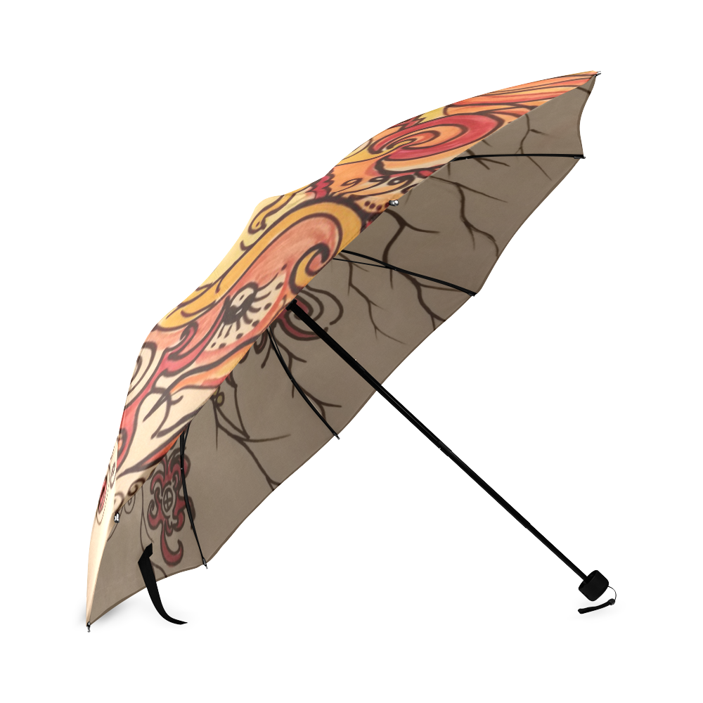 Dragon Fire by rokinronda Foldable Umbrella (Model U01)