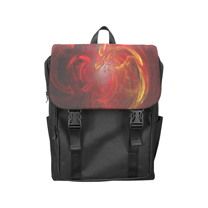 Red Firebird Phoenix Casual Shoulders Backpack (Model 1623)