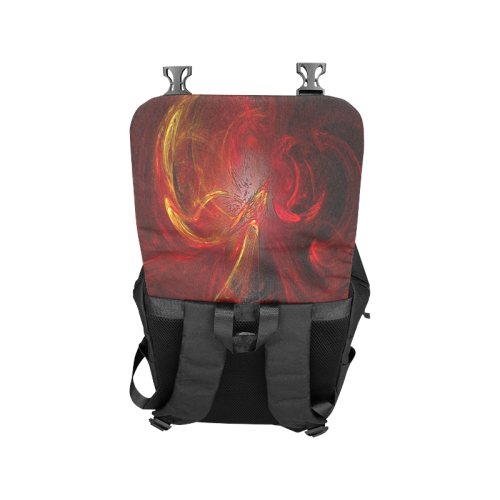 Red Firebird Phoenix Casual Shoulders Backpack (Model 1623)