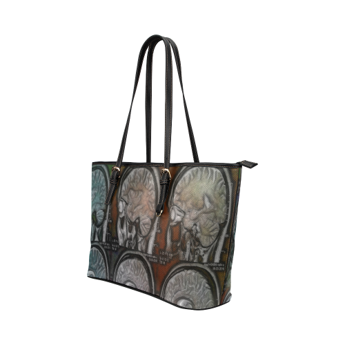 The Roswell Archive Leather Tote Bag/Large (Model 1651)