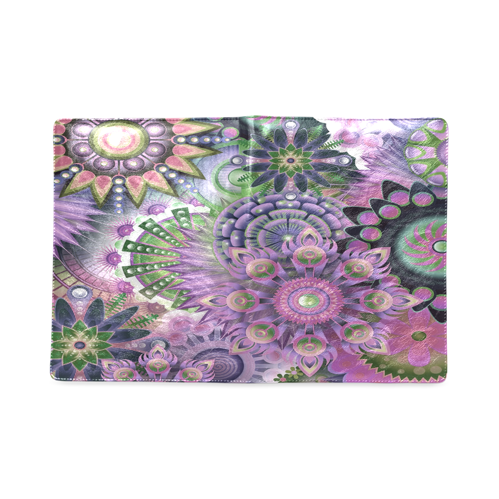 Flowering Fractal Purple Whimsy Custom NoteBook B5
