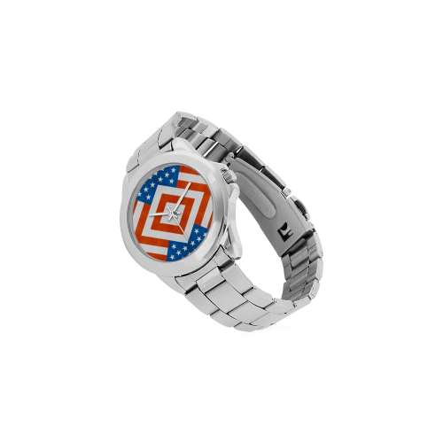 America Unisex Stainless Steel Watch(Model 103)
