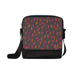 Red Leaves. Inspired by the Magic Island of Gotland. Crossbody Nylon Bags (Model 1633)