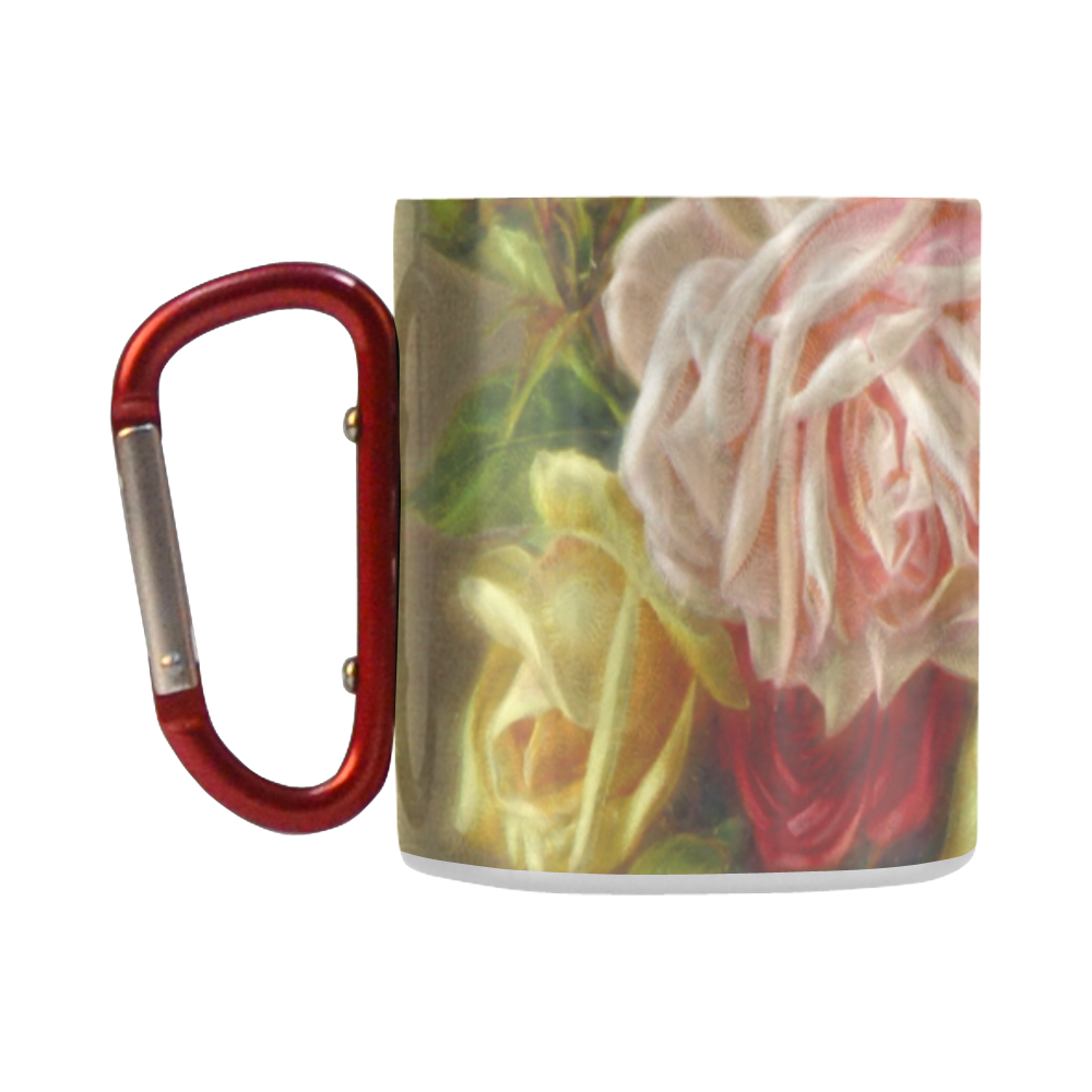 A Rose Is A Rose Is A Rose Classic Insulated Mug(10.3OZ)