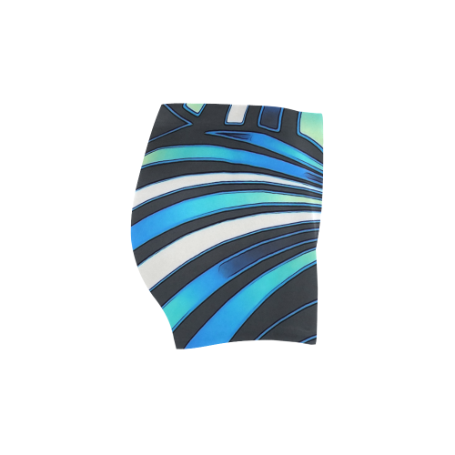 blue fan Briseis Skinny Shorts (Model L04)