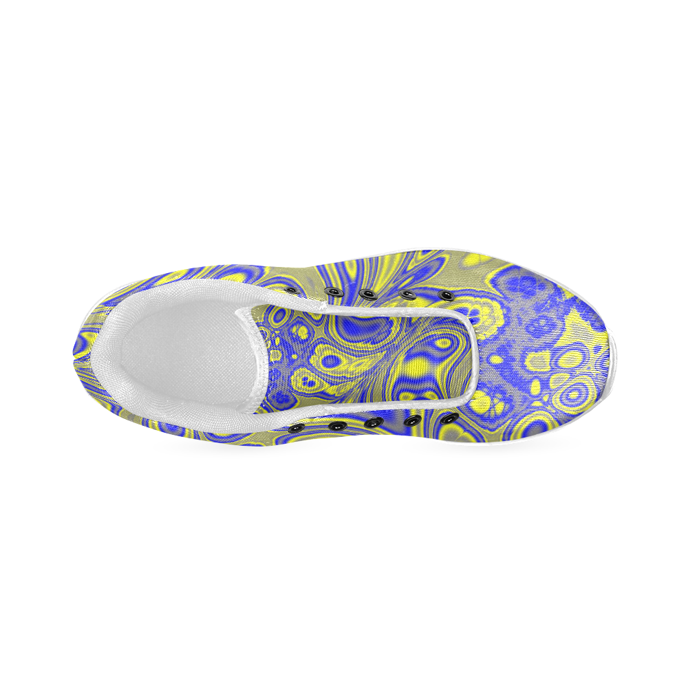 Paisley Party Fractal Abstract Women’s Running Shoes (Model 020)