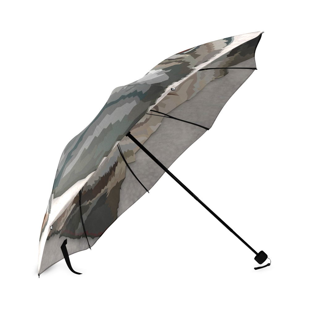 pug love Foldable Umbrella (Model U01)