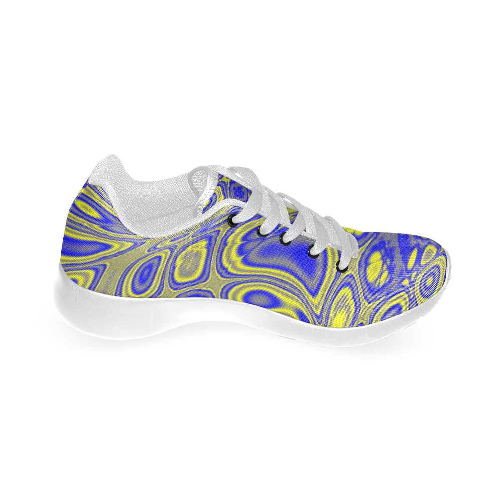 Paisley Party Fractal Abstract Women’s Running Shoes (Model 020)