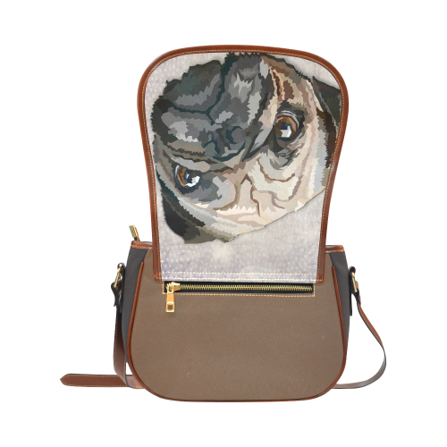 pug love Saddle Bag/Large (Model 1649)