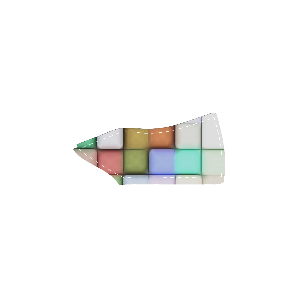TechTile #4 - Jera Nour Women's Unusual Slip-on Canvas Shoes (Model 019)