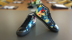 Men’s Classic High Top Canvas Shoes (Model 017)