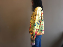 All Over Print Crewneck Sweatshirt for Women (Model H18)
