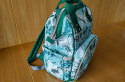 Multi-Function Diaper Backpack/Diaper Bag (Model 1688)