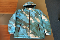 All Over Print Quilted Windbreaker for Men (Model H35)