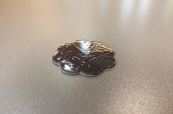 Flower-Shaped Fridge Magnet