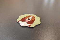 Flower-Shaped Fridge Magnet