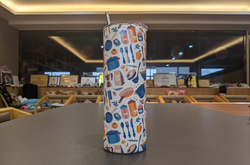 20oz Tall Skinny Tumbler with Lid and Straw