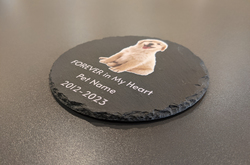 Round Pet Memorial Stone