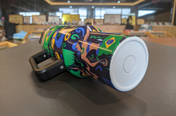 40oz Tumbler with Black Handle