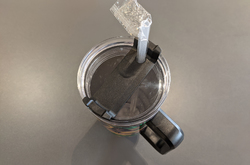 40oz Tumbler with Black Handle