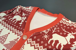 Women's Ribbed Cardigan (Model H73)