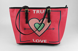 Leather Tote Bag-Large (Front&Back Printing) (1651)