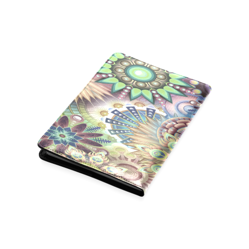 Flowering Fractal Green Whimsy Custom NoteBook A5
