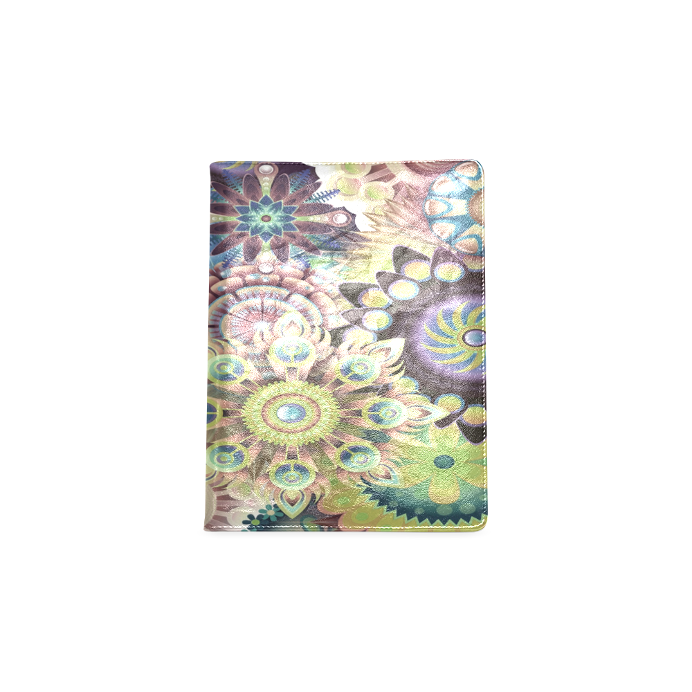 Flowering Fractal Green Whimsy Custom NoteBook B5