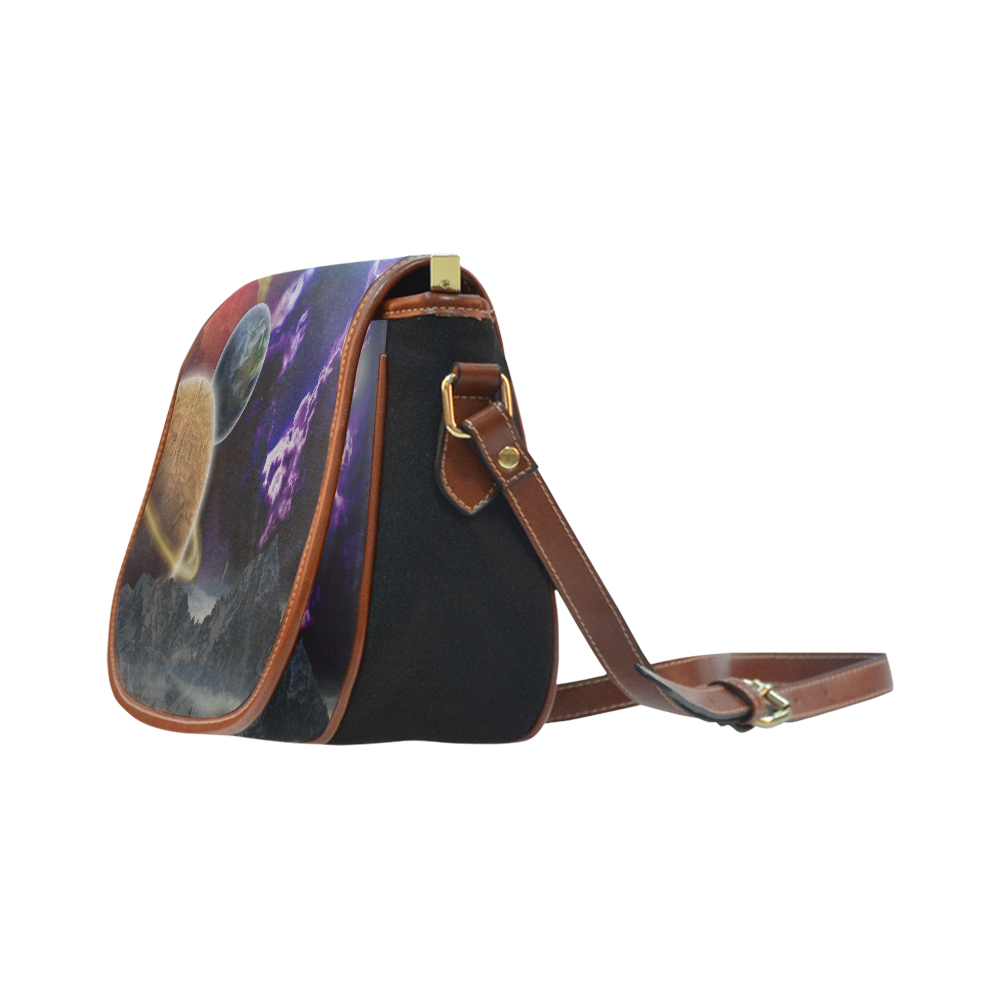 Strange Galaxy Saddle Bag/Small (Model 1649) Full Customization