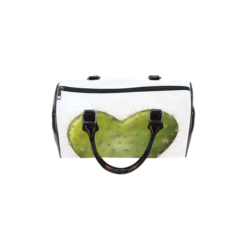 Cactus Heart Boston Handbag (Model 1621)