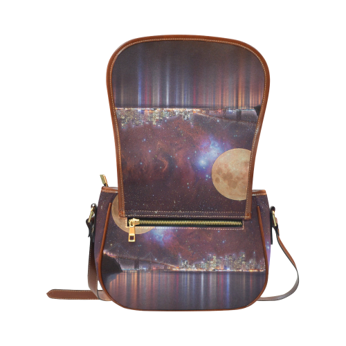 Strange Skies Saddle Bag/Large (Model 1649)