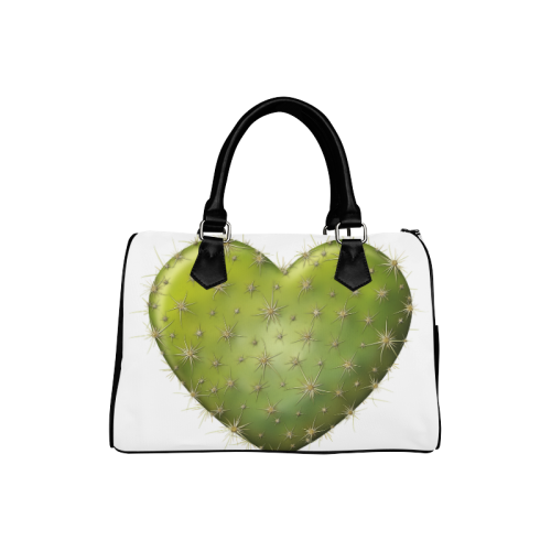 Cactus Heart Boston Handbag (Model 1621)