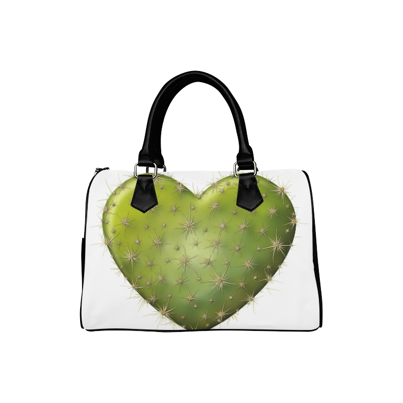 Cactus Heart Boston Handbag (Model 1621)