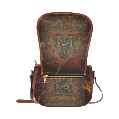 Tibetan Buddhism Mahakala Saddle Bag/Large (Model 1649)