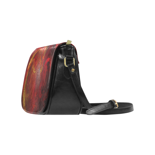 Red Firebird Phoenix Classic Saddle Bag/Small (Model 1648)