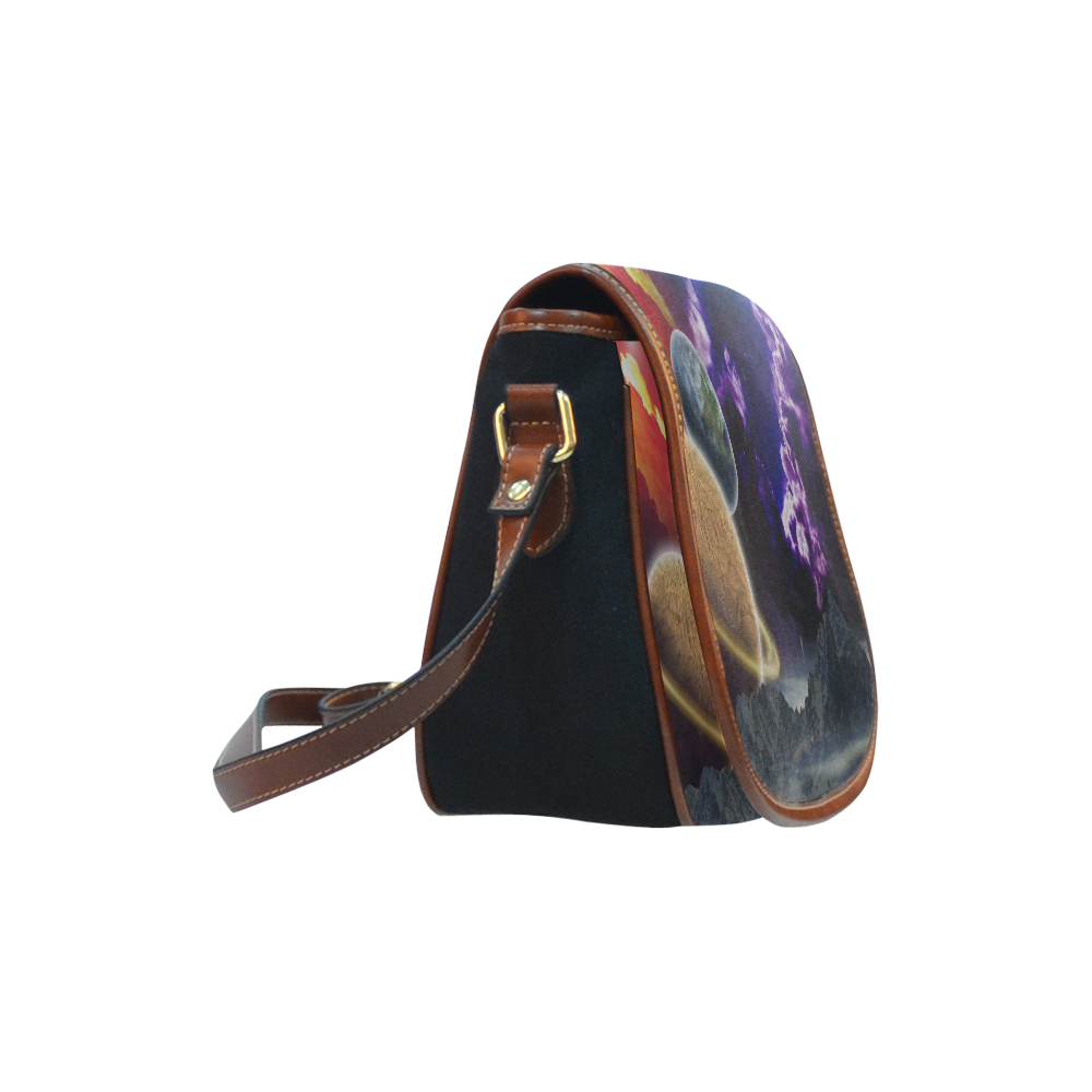 Strange Galaxy Saddle Bag/Small (Model 1649) Full Customization