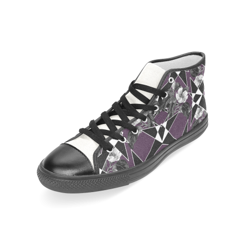 Limbo Women's Classic High Top Canvas Shoes (Model 017)