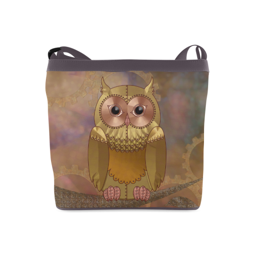 Steampunk Owl by ArtformDesigns Crossbody Bags (Model 1613)