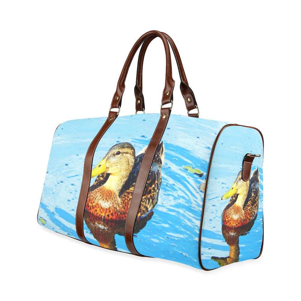 Duck Reflected Waterproof Travel Bag/Large (Model 1639)