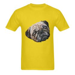 pug love Sunny Men's T- shirt (Model T06)