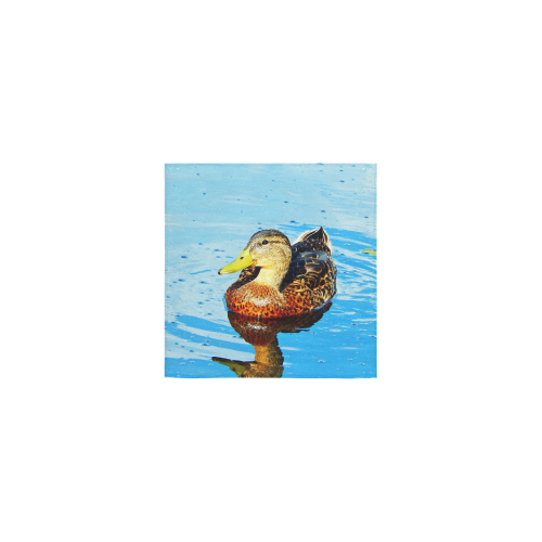 Duck Reflected Square Towel 13“x13”