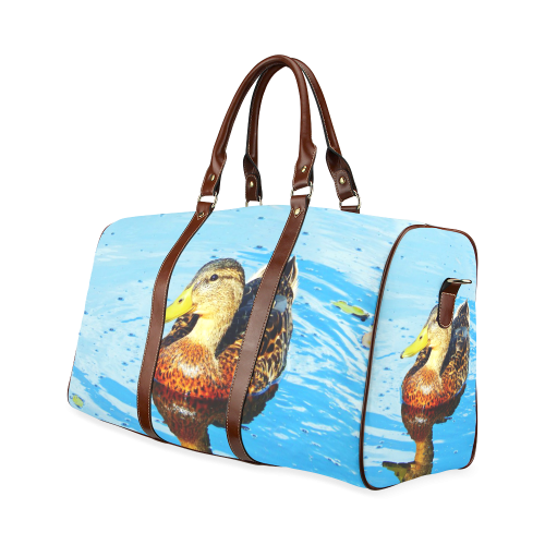 Duck Reflected Waterproof Travel Bag/Small (Model 1639)