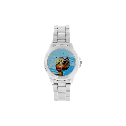 Duck Reflected Unisex Stainless Steel Watch(Model 103)