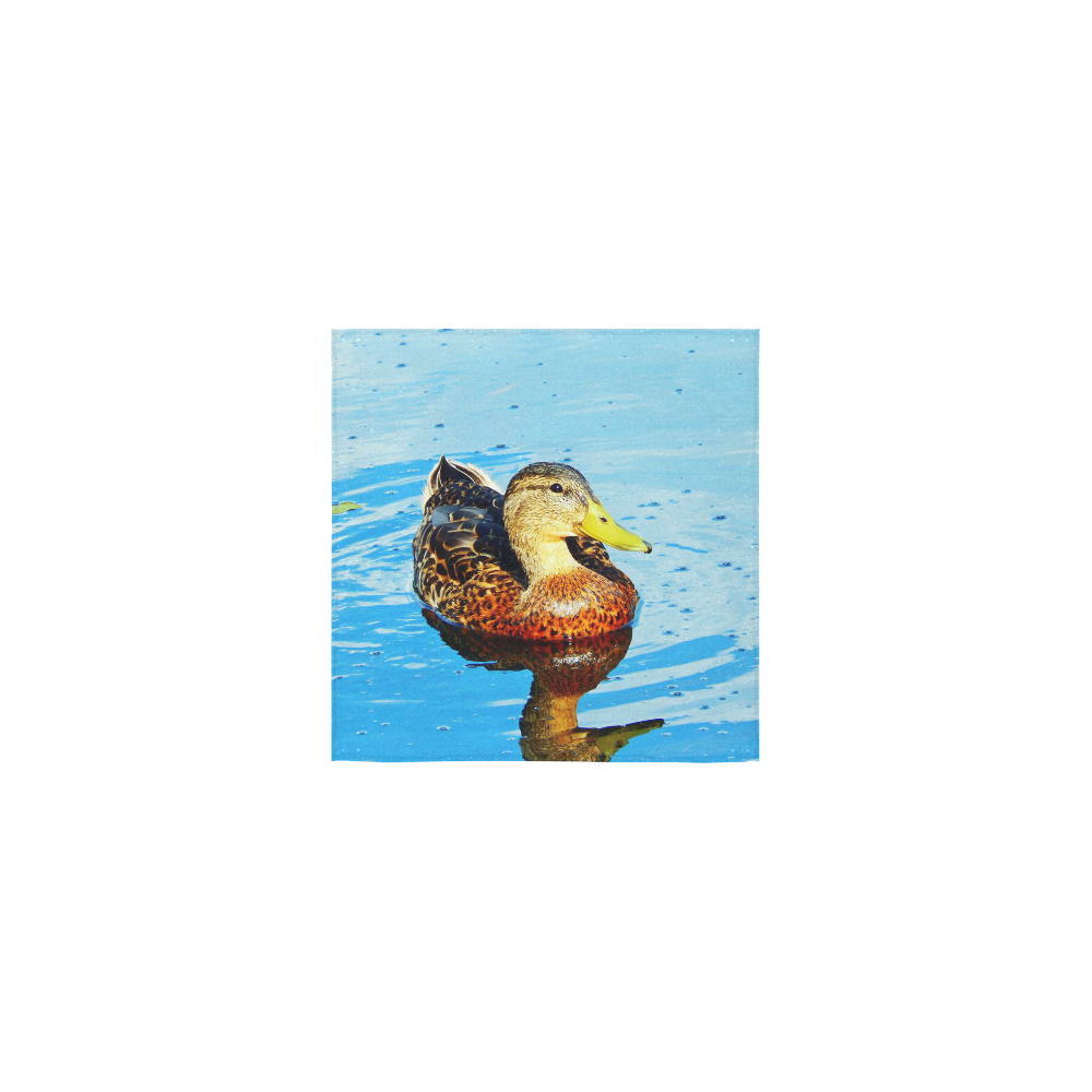 Duck Reflected Square Towel 13“x13”