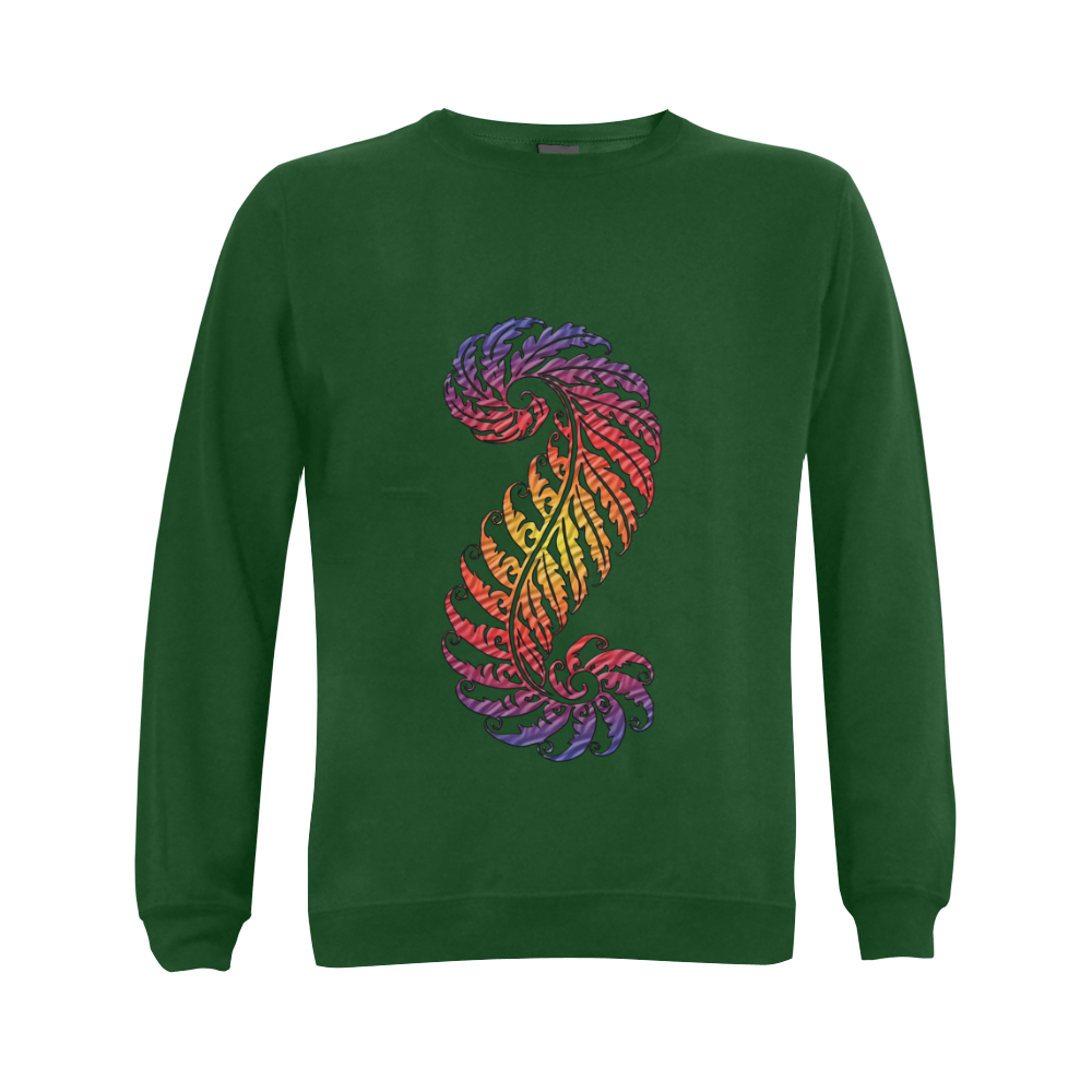 Fern Centipede Gildan Crewneck Sweatshirt(NEW) (Model H01)